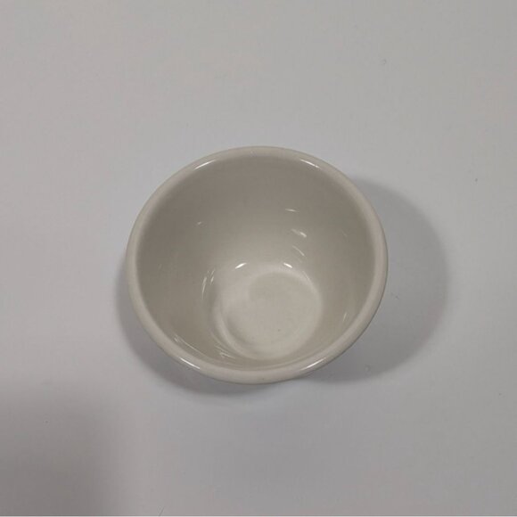 Syracuse Strawberry Hill Custard Cup White Red Floral Mid-Century Collectible - Picture 8 of 11